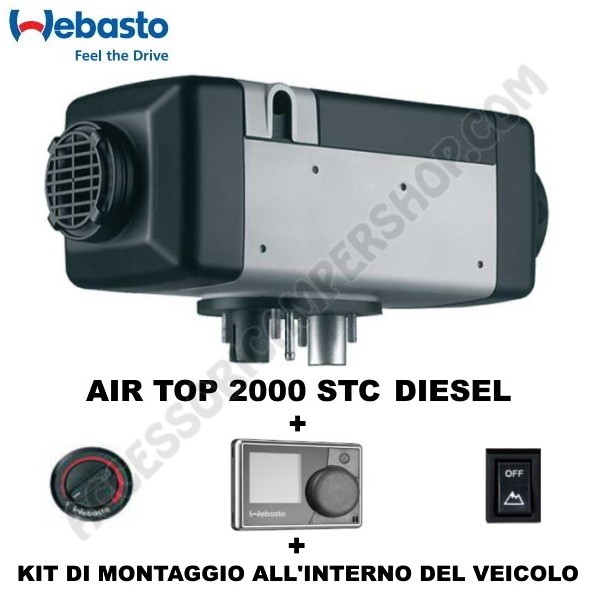 WEBASTO AIR TOP 2000 STC 12 V D RV COMFORT - RISCALDATORE A GASOLIO PER  CAMPER DIESEL 2000