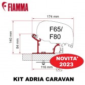 KIT ADRIA CARAVAN OPTIONAL PER TENDALINI FIAMMA F65 e F80 ADATTATORE STAFFE