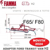 ADAPTER FORD TRANSIT VAN H2 – L2 ADATTATORE STAFFA PER TENDALINO FIAMMA F65 E F80 RICAMBIO ORIGINALE FIAMMA