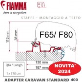 ADAPTER CARAVAN STANDARD 400 ADATTATORE STAFFA PER TENDALINO FIAMMA F65 E F80 RICAMBIO ORIGINALE FIAMMA