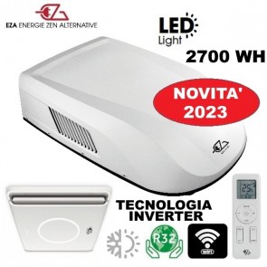 CONDIZIONATORE INVERTER 2700 WH EZA PER CAMPER MOTORHOME CARAVAN ROULOTTE FINO A 8 METRI