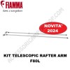 NOVITÀ 2024 KIT TELESCOPIC RAFTER ARM F80L SUPPORTO BRACCIO TELESCOPICO FIAMMA PER TENDALINI F80L