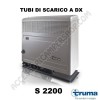 STUFA TRUMA TRUMATIC S 2200 ACCENSIONE PIEZO ELETTRICA - TUBI DI SCARICO A DX -  PER CARAVAN