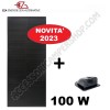 NOVITÀ 2023 PANNELLO SOLARE EZA FULL BLACK 100W CELLE PERC