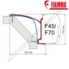 KIT LAIKA ECOVIP 07 OPTIONAL PER TENDALINI FIAMMA F45 + F70 ADATTATORE STAFFE