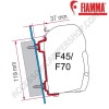 KIT FORD TRANSIT H2/H3 OPTIONAL PER TENDALINI FIAMMA F45 + F70 ADATTATORE STAFFE PER FURGONATI
