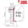 KIT AS 110 STAFFA OPTIONAL PER TENDALINI FIAMMA F45 + F70 ADATTATORI