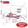 NOVITÀ 2023 FORD TRANSIT L3 H3 OPTIONAL PER TENDALINI FIAMMA F65 e F80 ADATTATORE STAFFE