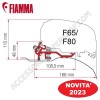 NOVITÀ 2023 KIT FIAT DUCATO - CITROEN JUMPER - PEUGEOT BOXER - H2 L4 (> 2006 - LOW PROFILE) OPTIONAL PER TENDALINI FIAMMA F65 e F80 ADATTATORE STAFFE