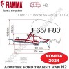 NOVITA' 2024 ADAPTER FORD TRANSIT VAN H2 – L2 ADATTATORE STAFFA PER TENDALINO FIAMMA F65 E F80 RICAMBIO ORIGINALE FIAMMA