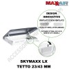 OBLO' MAXXAIR SKYMAXX LX PANORAMICO 700x500 MM - TETTO 23/43 MM