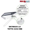 OBLO' MAXXAIR SKYMAXX LX PANORAMICO 700x500 MM - TETTO 43/63 MM