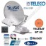 ANTENNA SATELLITARE AUTOMATICA HD TELECO TELESAT BT 85 PER CAMPER E CARAVAN