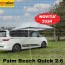 TENDALINO TETTOIA PARASOLE PALM BEACH QUICK 2.6 TENT REIMO PER VAN FURGONATI FURGONI CARAVAN CAMPER CON PASSO CORTO