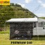 MOSQUITO FREE PREMIUM 240 REIMO ZANZARIERA TENDA VERANDA PER TENDALINO DI VAN CAMPER CARAVAN 