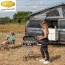 BARBECUE BBQ A GAS TROLLEY GRILL CAMP4 CON CARRELLO 30MBAR PER CAMPER VAN CARAVAN CAMPEGGIO GIARDINO TERRAZZO