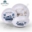 SET STOVIGLIE 6 PEZZI IN MELAMINA HOLIDAY TRAVEL PER DUE PERSONE PER VAN FURGONATO CAMPER CARAVAN CAMPEGGIO 