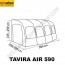 VERANDA PNEUMATICA TAVIRA AIR 590 REIMO PER CARAVAN CAMPER VAN CON ALTEZZA DI MONTAGGIO 235-250 CM