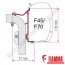 KIT HYMER/VAN B2 OPTIONAL PER TENDALINI FIAMMA F45 + F70 ADATTATORE STAFFE PER CAMPER