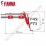 KIT ROOF RAIL OPTIONAL PER TENDALINI FIAMMA F45 - F70 - COMPASS ADATTATORE STAFFE