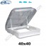 OBLO' EXTRAVENT 40X40 BIANCO SENZA VENTILAZIONE FORZATA PER CAMPER VAN MOTORHOME CARAVAN